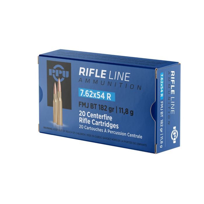 PPU 7.62x54R 182g FMJ BT  (Box of 20)