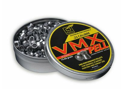 Webley VMX Pell Pellets .22 Tin of 250 Pellets
