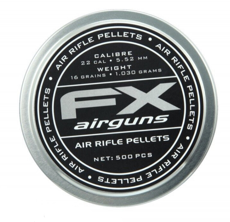 FX .22 STANDARD AIRGUN PELLETS 5.52MM 500PK