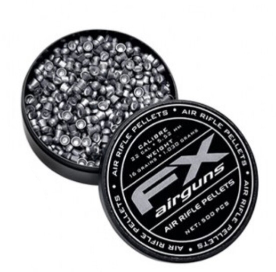 FX .22 STANDARD AIRGUN PELLETS 5.52MM 500PK