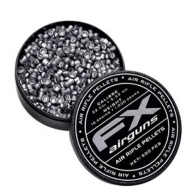 FX .22 STANDARD AIRGUN PELLETS 5.52MM 500PK