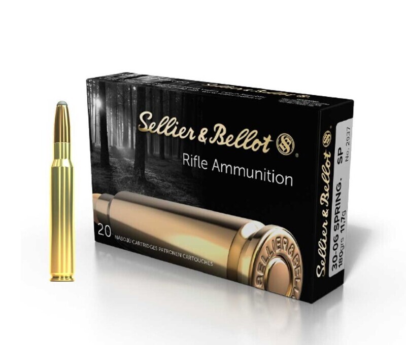 Sellier &amp; Bellot 30-06 Spring. 180gr SP Bullets