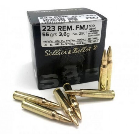 Sellier &amp; Bellot .223 REM 55gr Soft Point