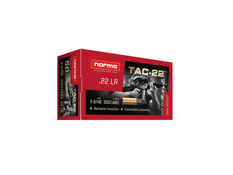 Norma TAC .22lr 40gr