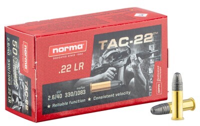 Norma TAC .22lr 40gr
