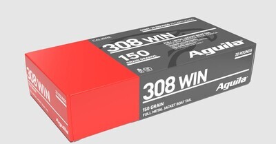 Aguila .308 - 150 Grain FMJBT -20 Rounds