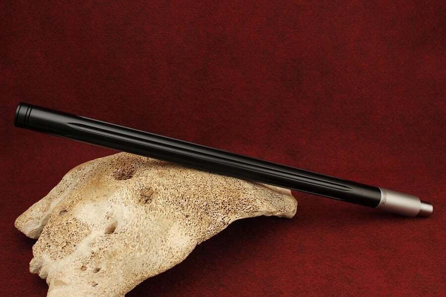 KIDD .22LR Lightweight Fluted Aluminum Sleeved Barrel, Barrel Colour: Black barrel 16.5" Threaded with Cap