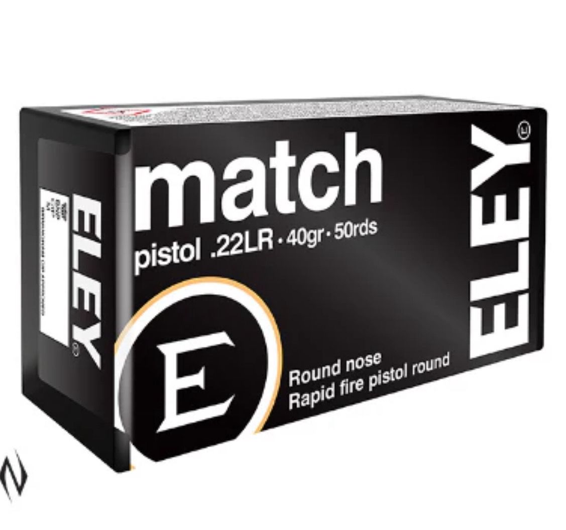 Eley Match Pistol .22lr