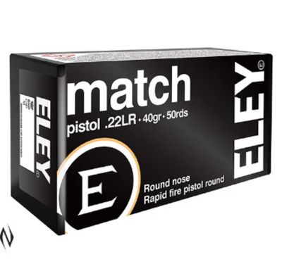 Eley Match Pistol .22lr