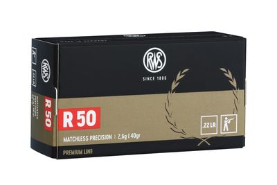 RWS R50 .22LR 40g (Box of 50)