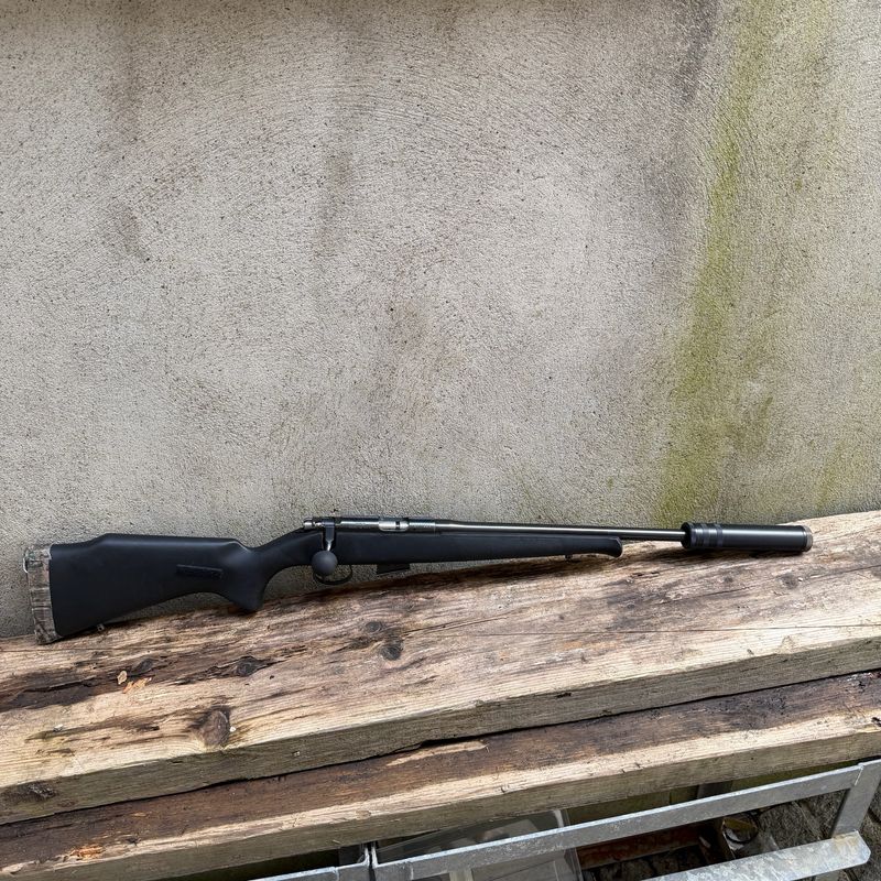 CZ 452 Blued with Moderator Bolt Action Rifle .17HMR | Pre-Owned