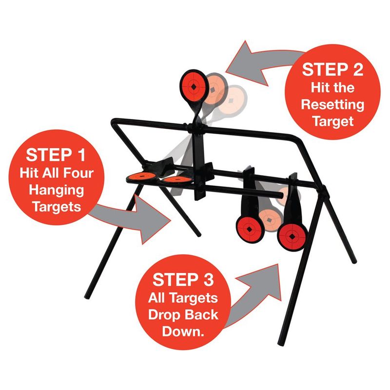 Birchwood Casey World of Targets Gallery Resetting Rimfire Target