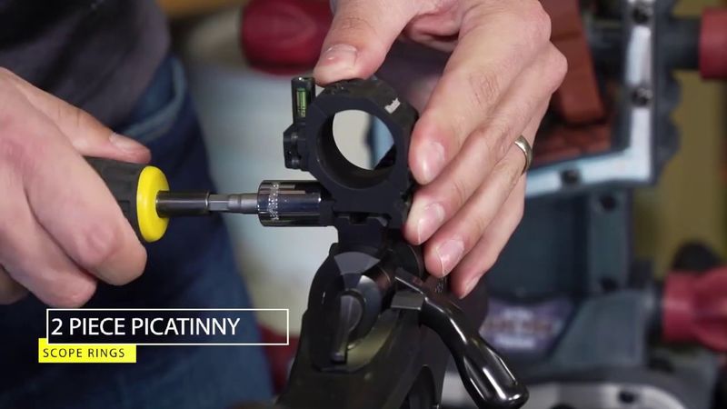 Wheeler Picatinny Scope Rings 34MM - Low