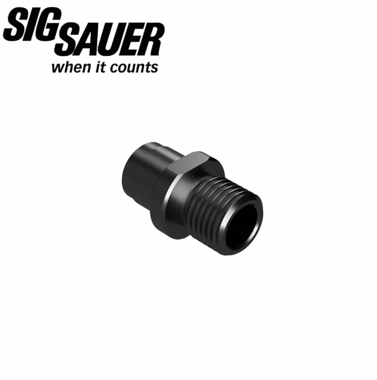 SIG Sauer P322 Threaded Adapter, 1/2-28, BLK