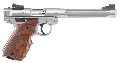 Ruger MKIV Hunter 6.88" Stainless Steel  Target grip .22LR