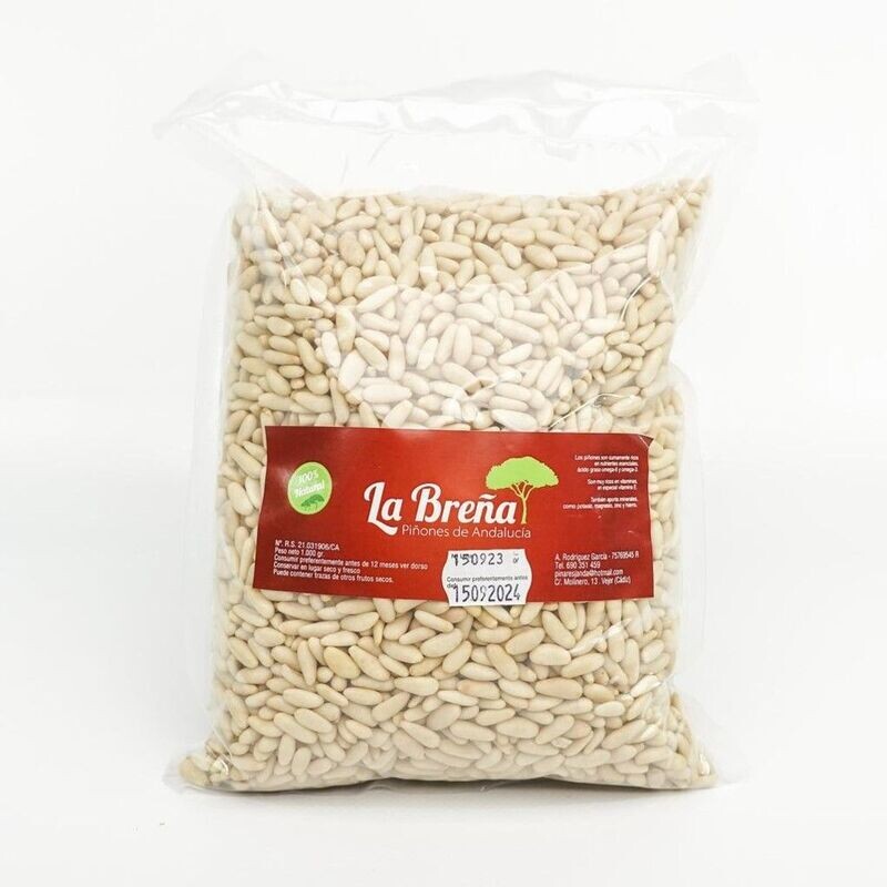 Bolsa de 1KG de Piñón Nacional de 1ª Calidad