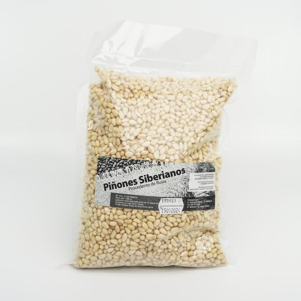 Bolsa de 1 kg piñon internacional (siberiano)