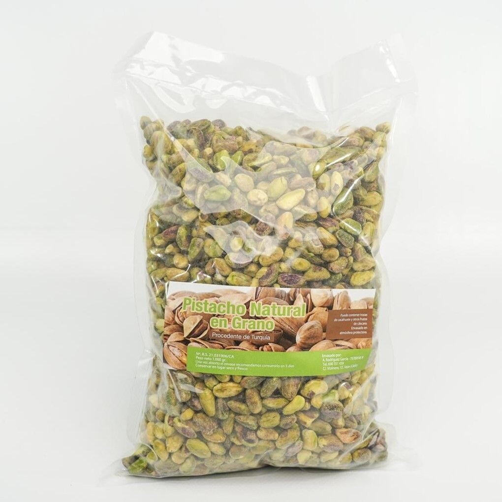 Pistacho natural en grano