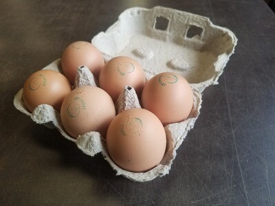 Boite de 6 oeufs