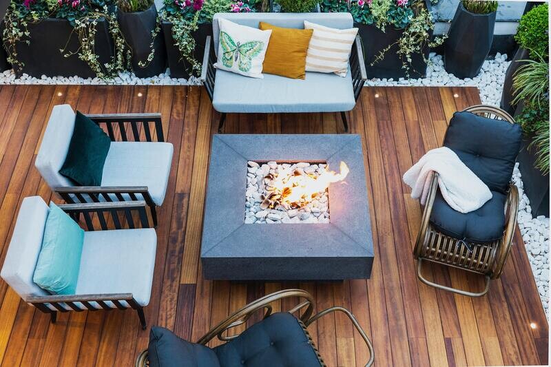 3&quot; Love Seat And Two Patio Chair Cushions