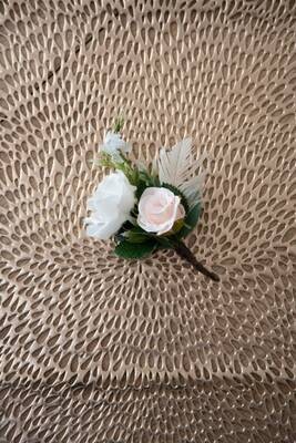 Pretty in Pink Boutonnier (Rental)