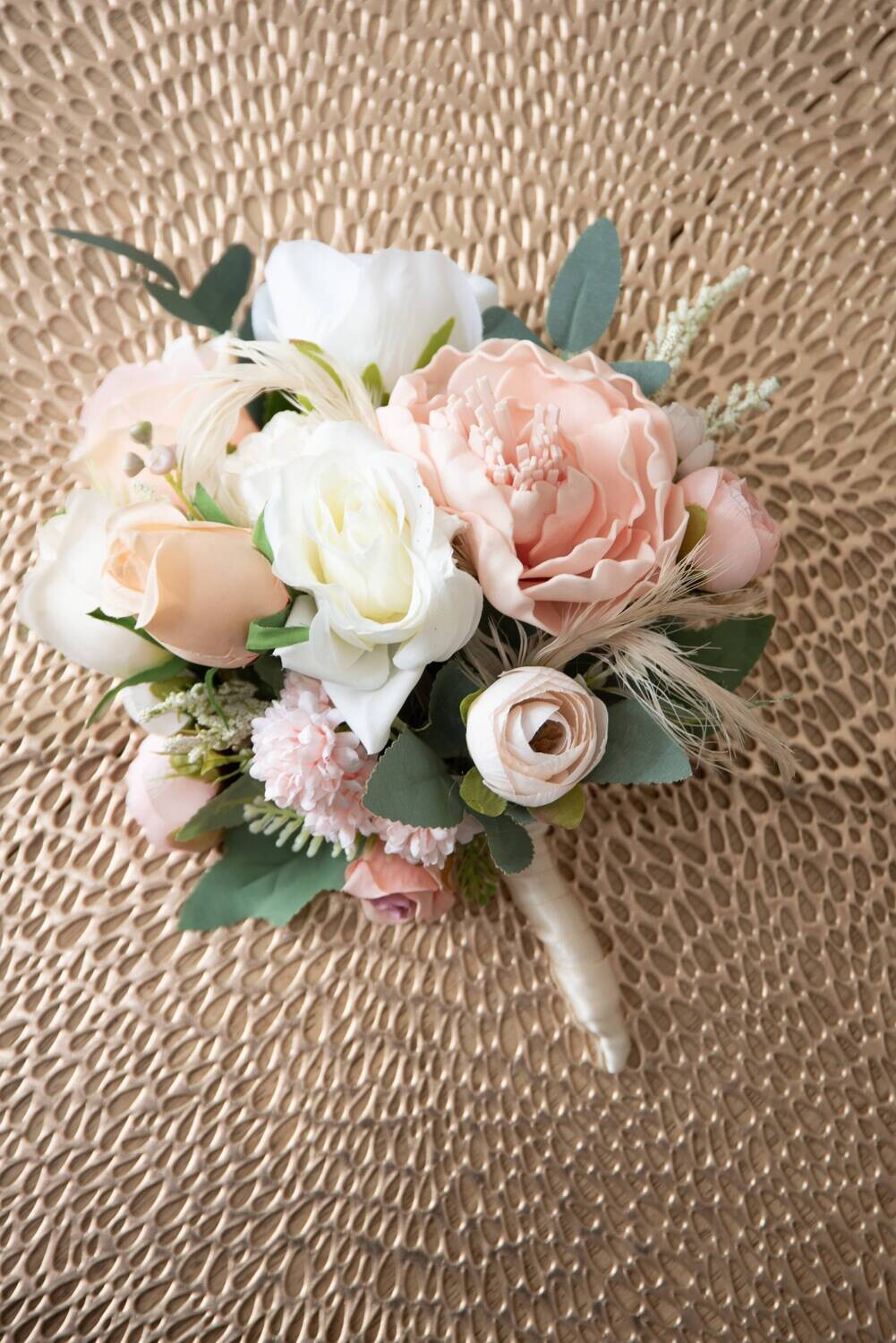 Pretty in Pink Bridesmaid Bouquet (Rental)