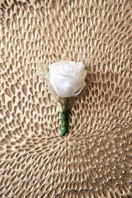 Blushing for You Boutonnier (Rental)