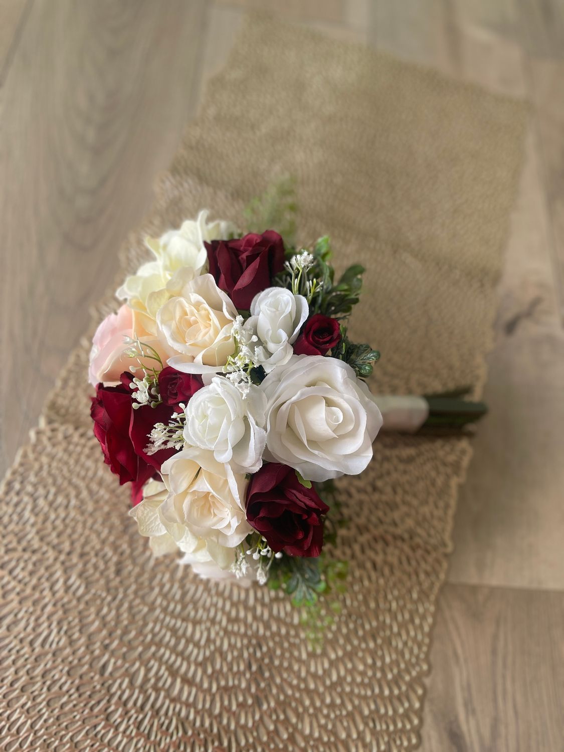 Sweet Merlot Bridesmaid Bouquet (Rental)