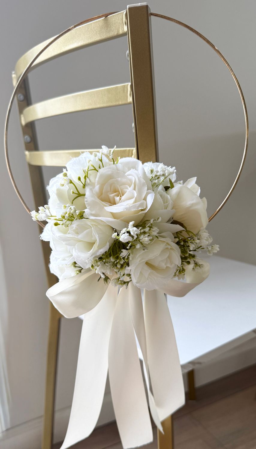 Rustic Romance Pampas Flower Girl Ring (Rental)