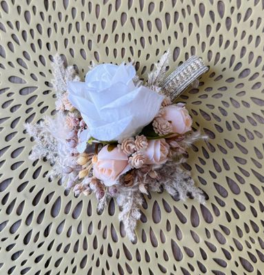 Blushing for You Corsage (Rental)