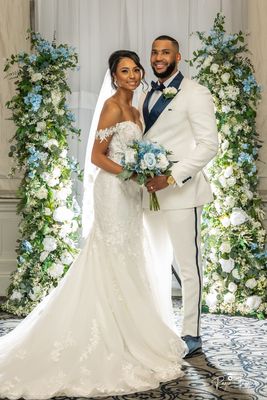 Little Touch of Blue Backdrop (Rental No Shipping)