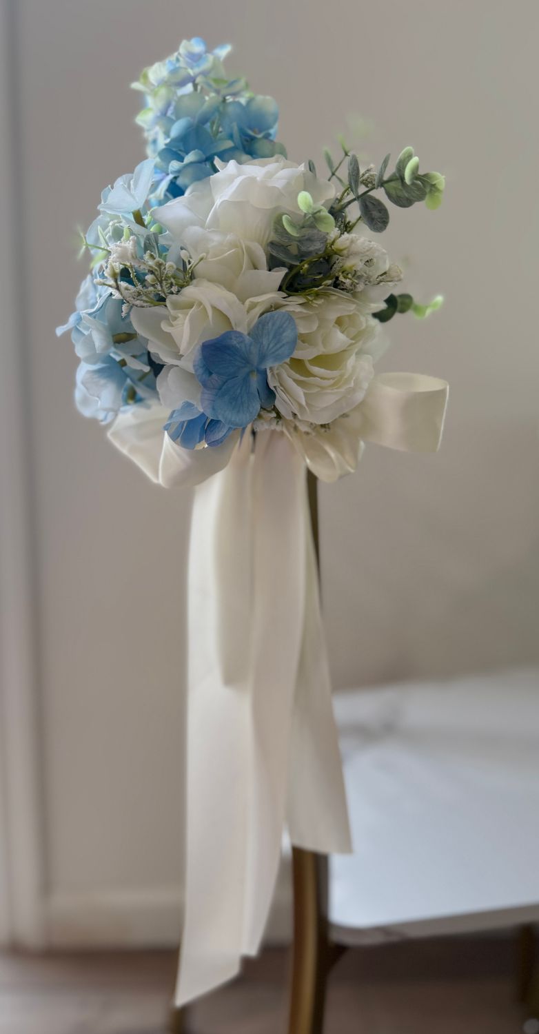 Little Touch of Blue Aisle Marker (Rental)