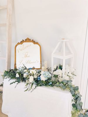 Little Touch of Blue Table Runner (Rental)