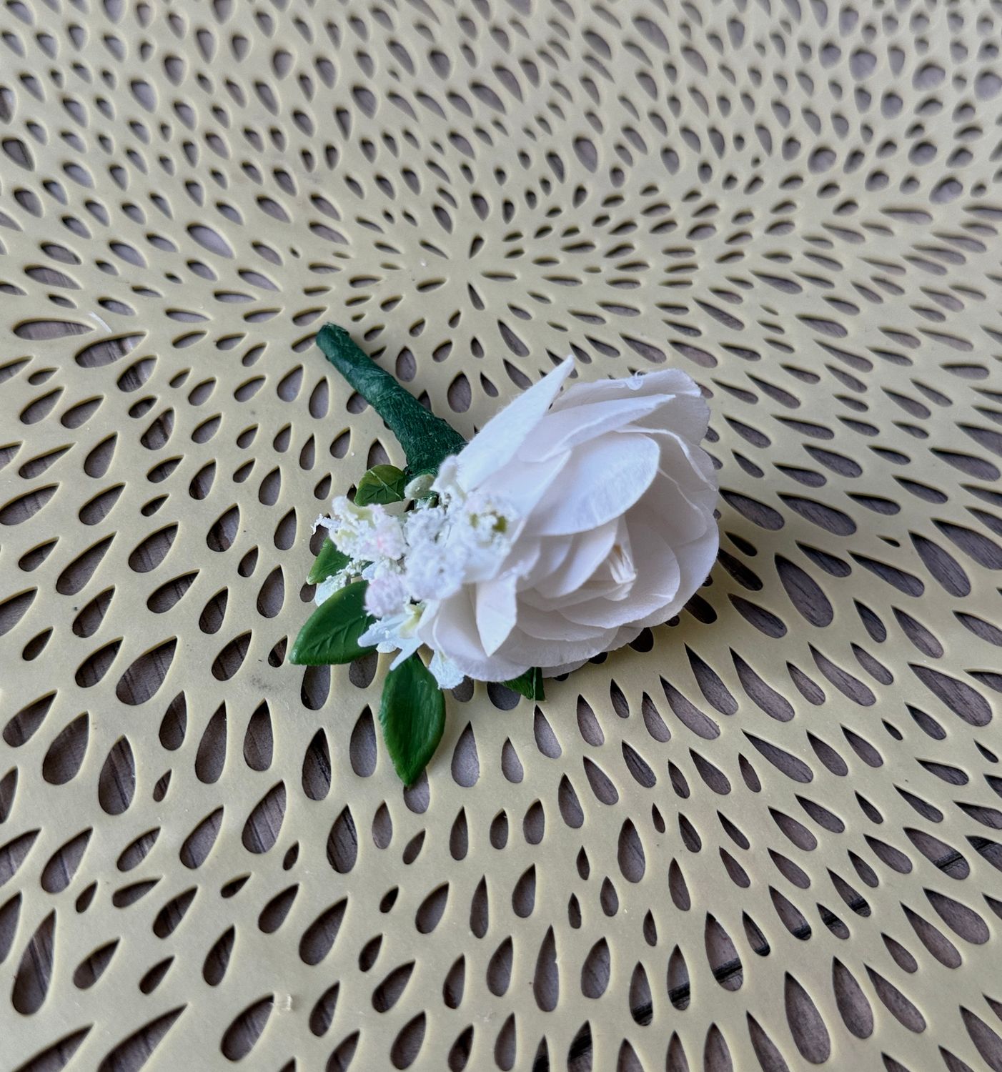 Sweet Merlot Ring Bearer Boutonniere (Rental)