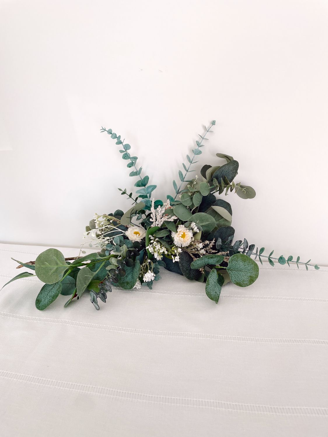 Rustic Romance Pampas Eucalyptus Centerpiece (Rental)
