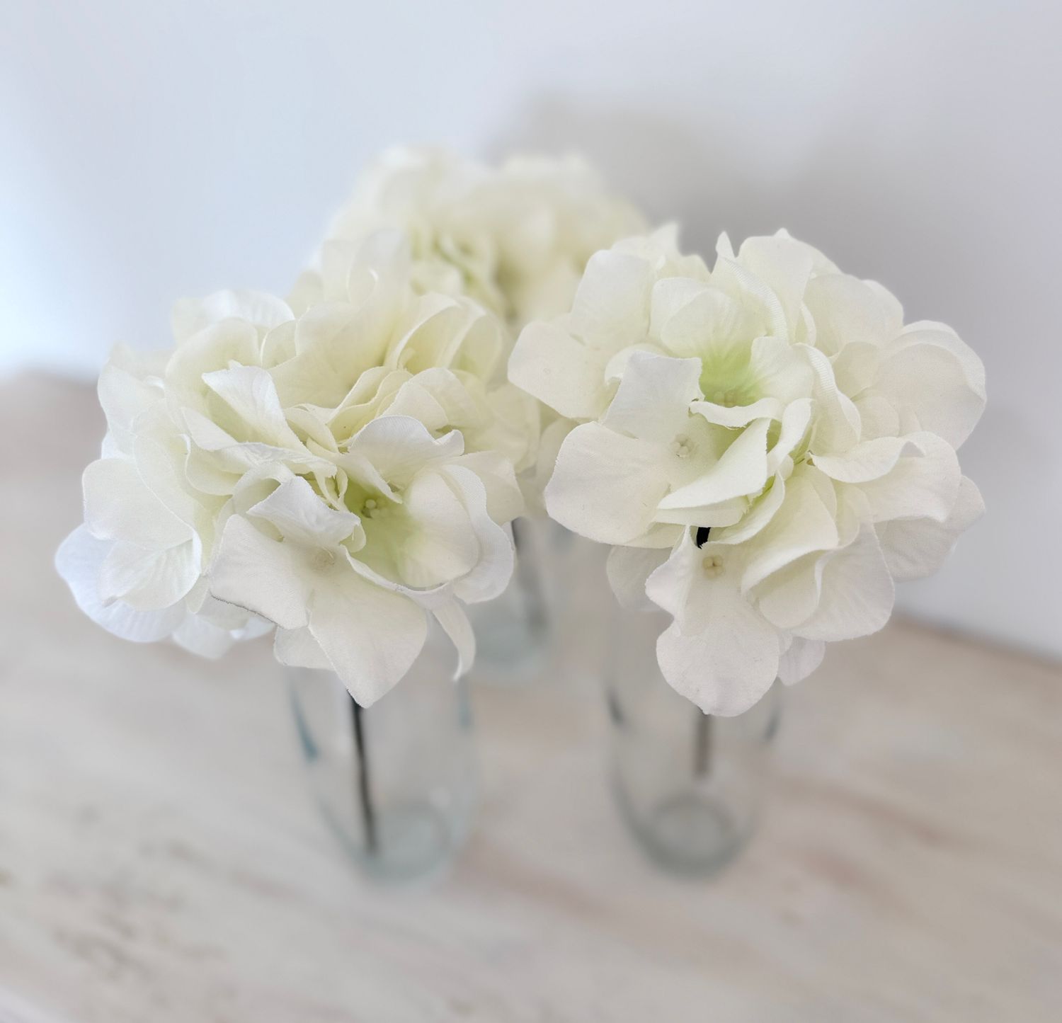 Heavenly Scent Single Vase Hydrangea Centerpiece (Rental)