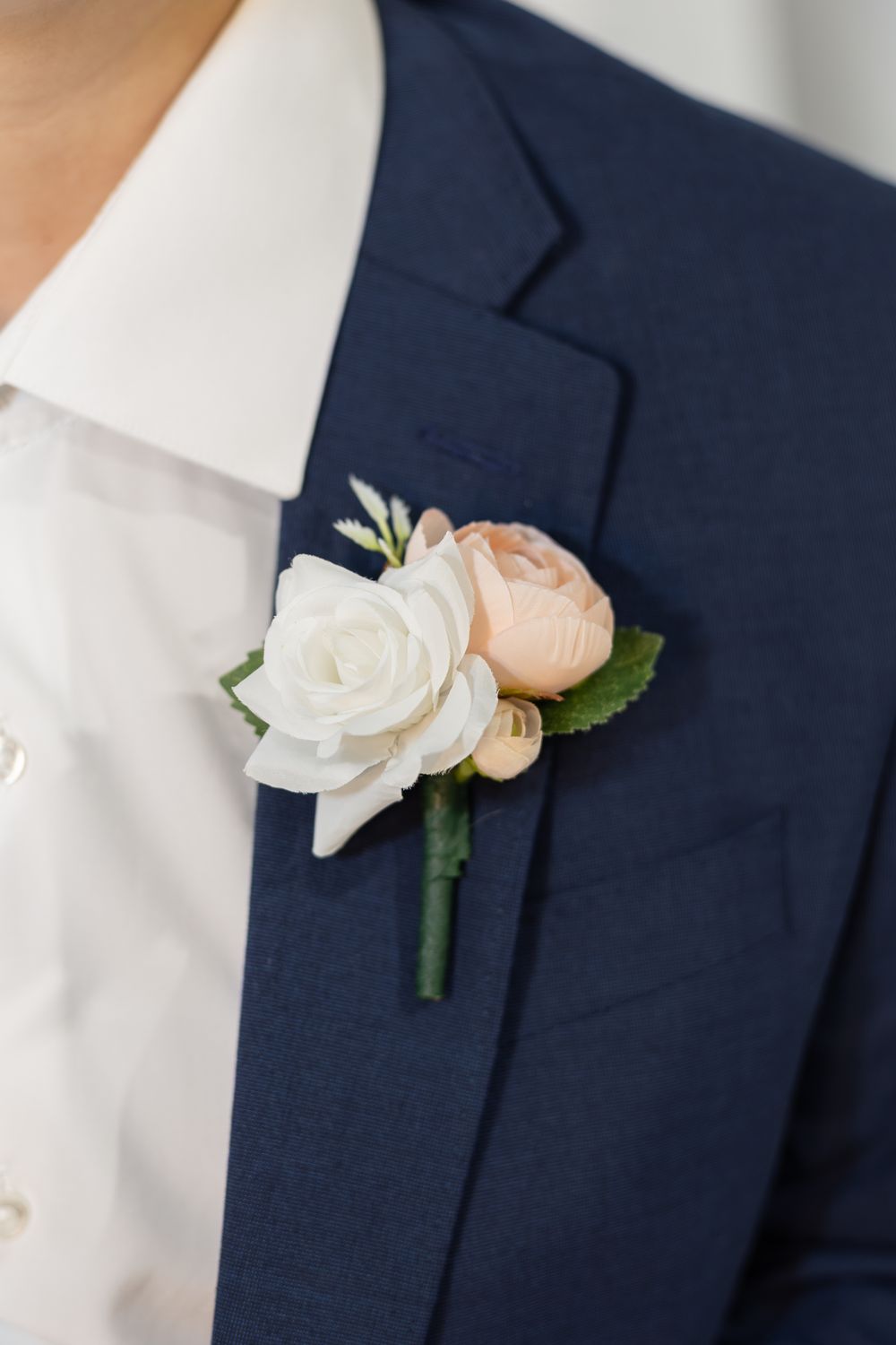 Pretty in Pink Boutonnier (Rental)