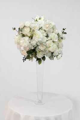 Heavenly Scent Large Glass Vase Centerpiece (Rental)
