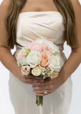 Pretty in Pink Bridesmaid Bouquet (Rental)