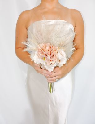 Blushing for You Bridesmaid Bouquet (Rental)
