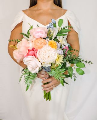 Garden Party Bridal Bouquet (Rental - Purchase Also Available)