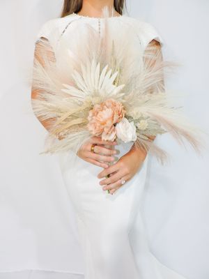 Blushing for You Bridal Bouquet (Rental - Purchase Also Available)