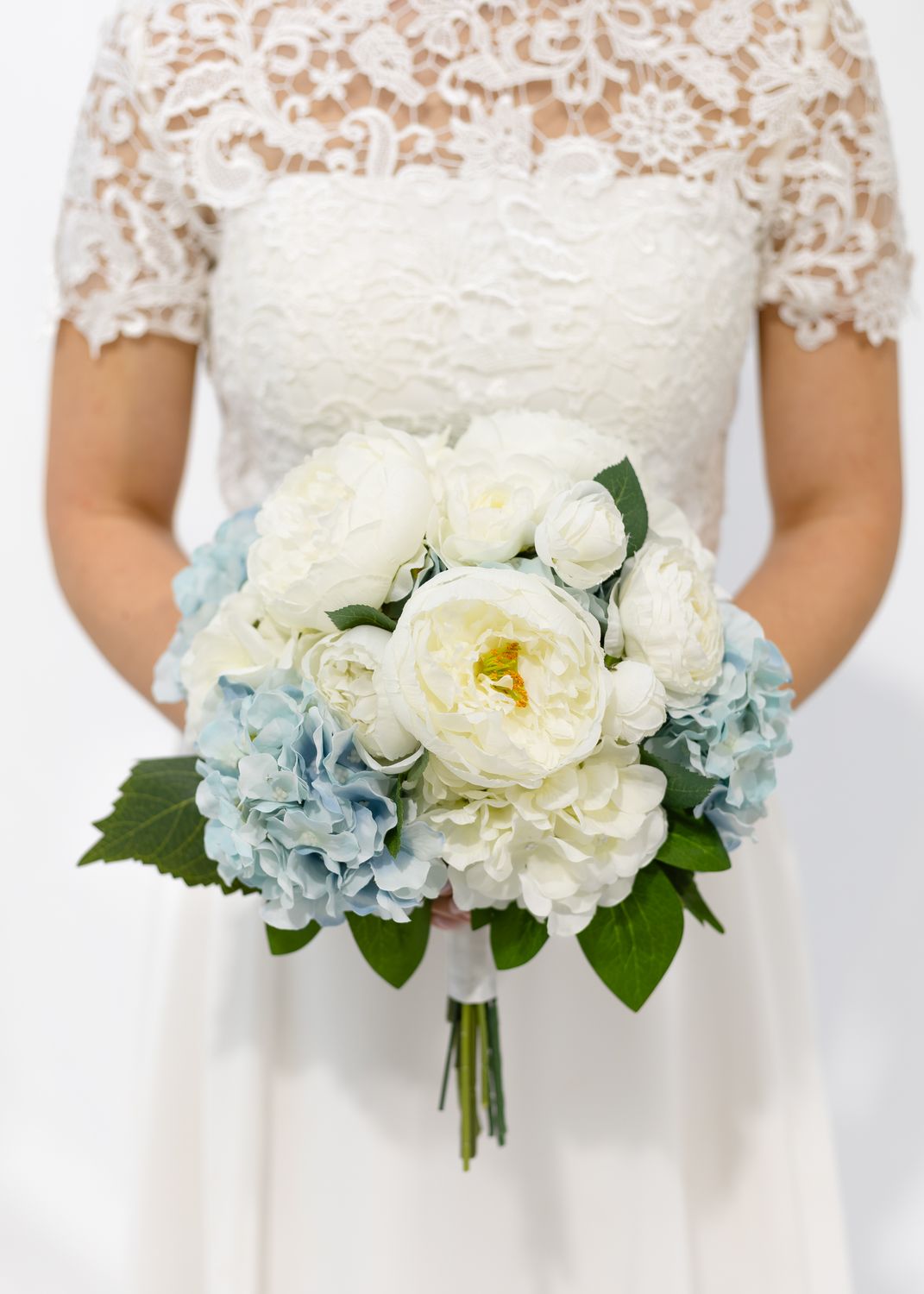 Little Touch of Blue Bridal Bouquet (Rental - Purchase also available)