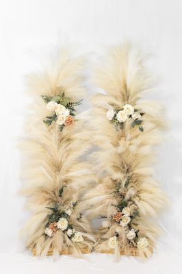 Blushing for You Pampas Backdrops (Rental No Shipping)
