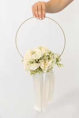 Garden Party Flower Girl Ring (Rental)