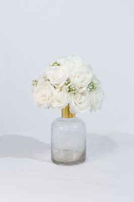 Universal Gold Neck Roses Vase (Rental)