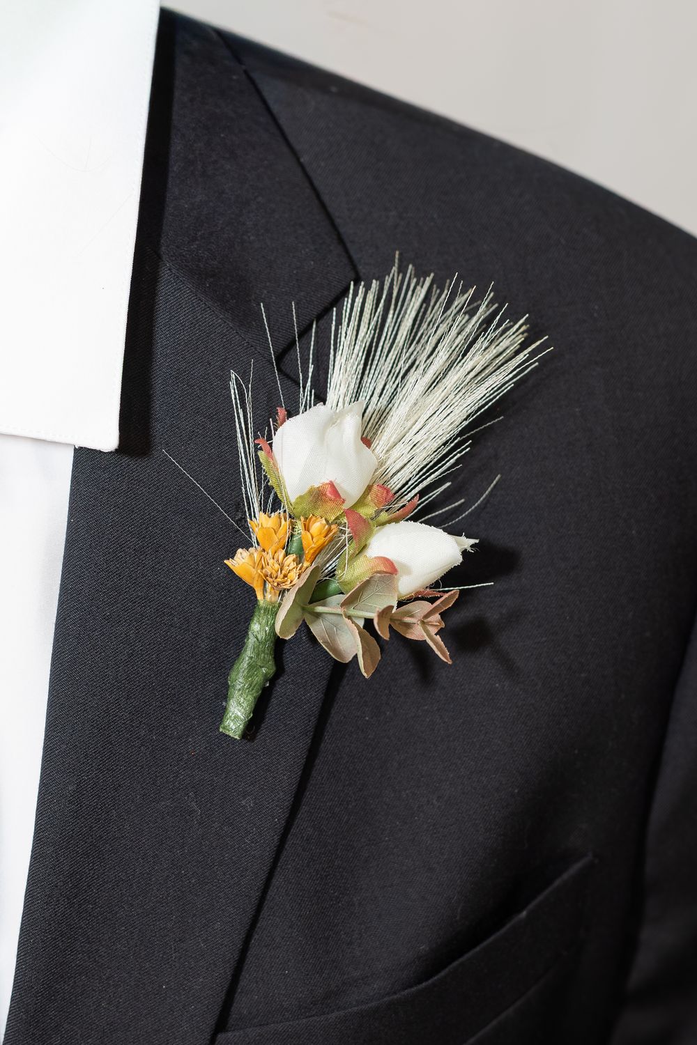 Rustic Romance Ring Bearer Boutonniere (Rental)