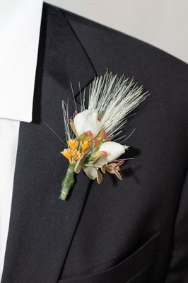 Rustic Romance Ring Bearer Boutonniere (Rental)