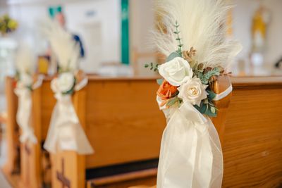 Rustic Romance Pampas Aisle Marker (Rental)