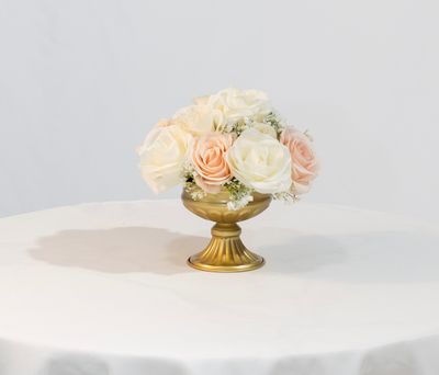Pretty in Pink Gold Petite Vases (Rental)